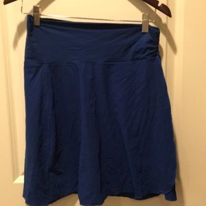 Rachel Pappo DIVA womens pull on skirt cover up swim beach size small blue